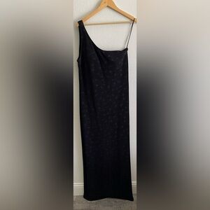 🖤Vintgae 80s Ronni Nicole One Shoulder Sparkle Maxi🖤